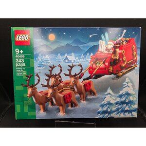 LEGO Santas Sleigh 40499 Building Set 343 Pcs With Reindeer Christmas Display 9+